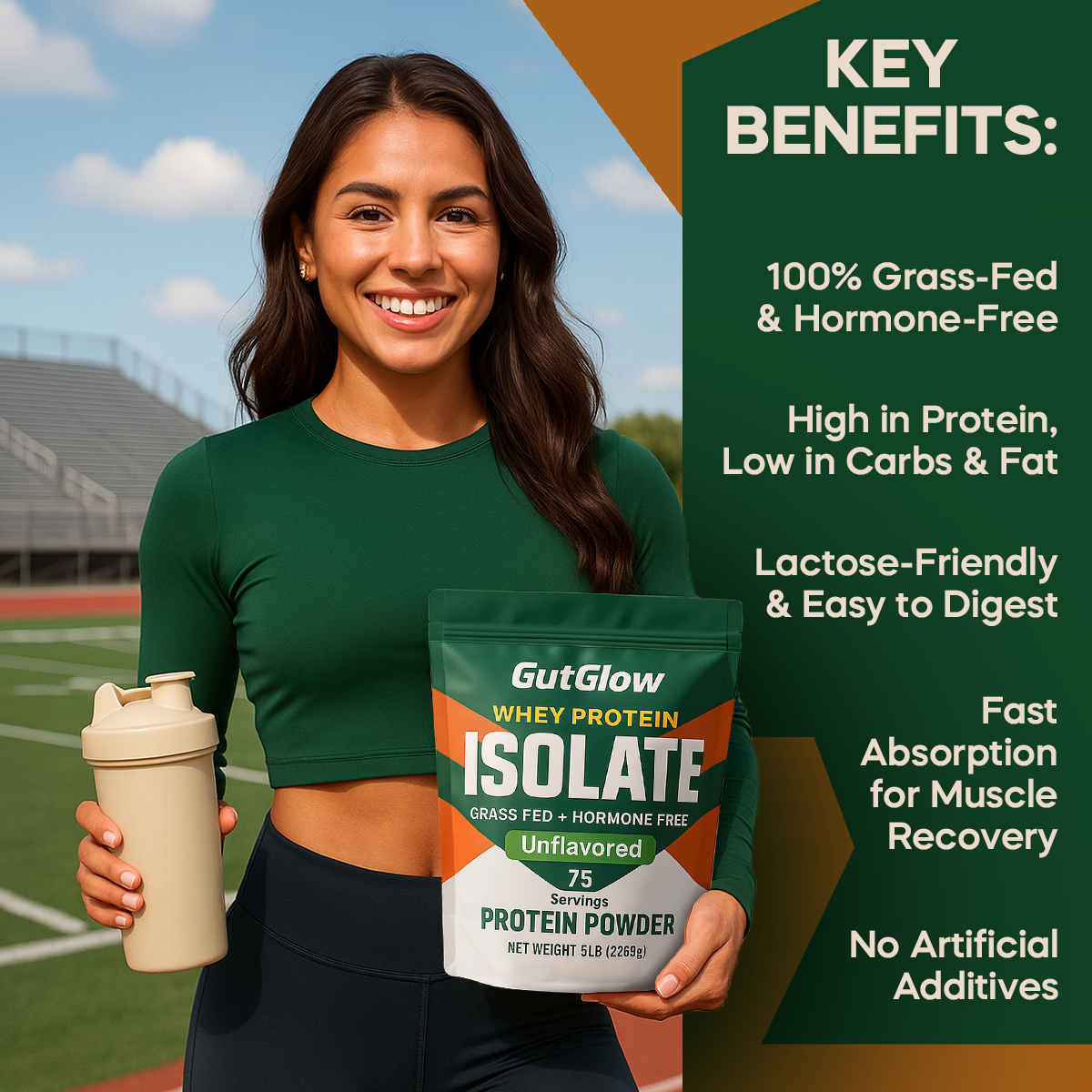 Gut Glow Whey Protein Isolate