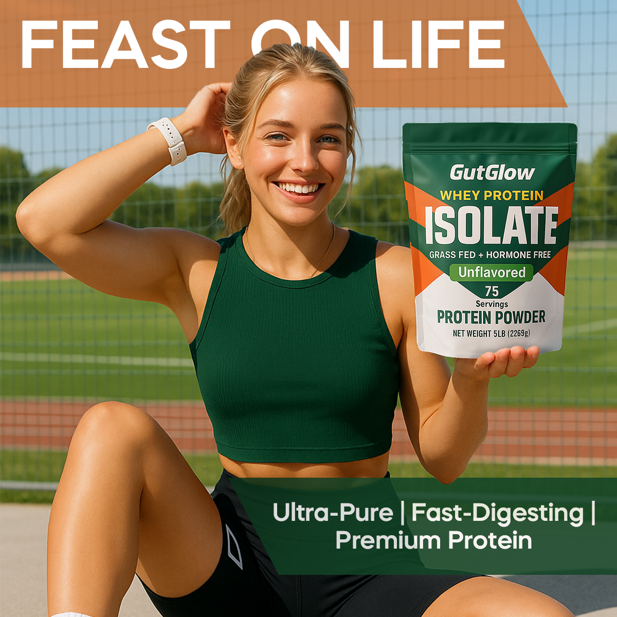 Gut Glow Whey Protein Isolate