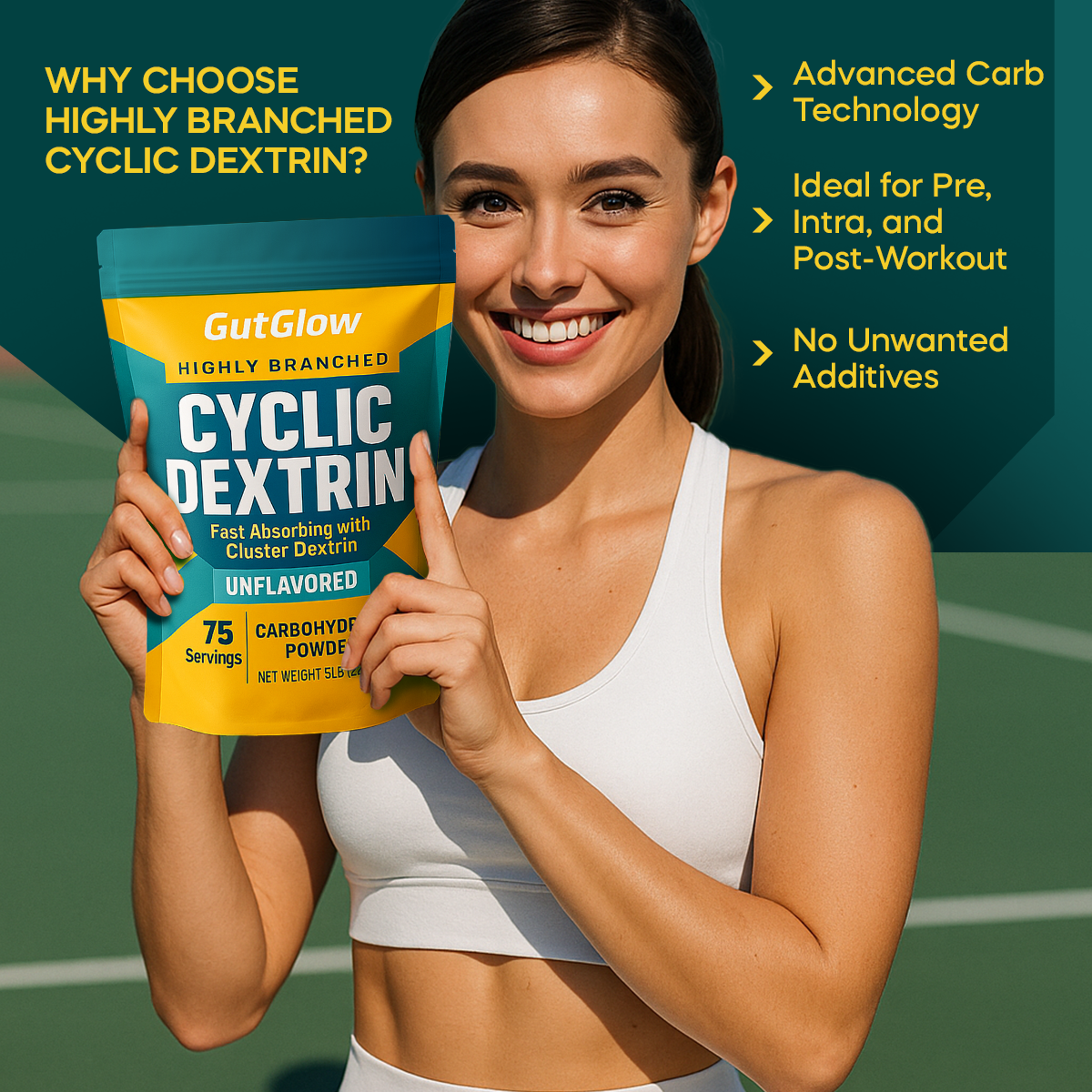 Gut Glow Highly Branched Cyclic Dextrin