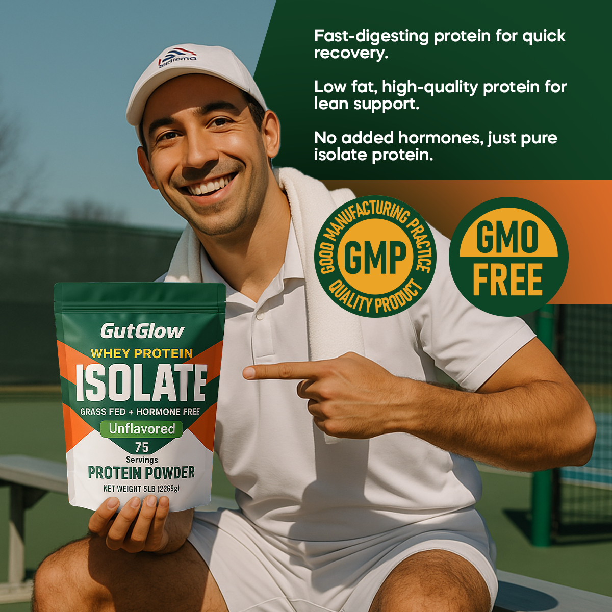 Gut Glow Whey Protein Isolate