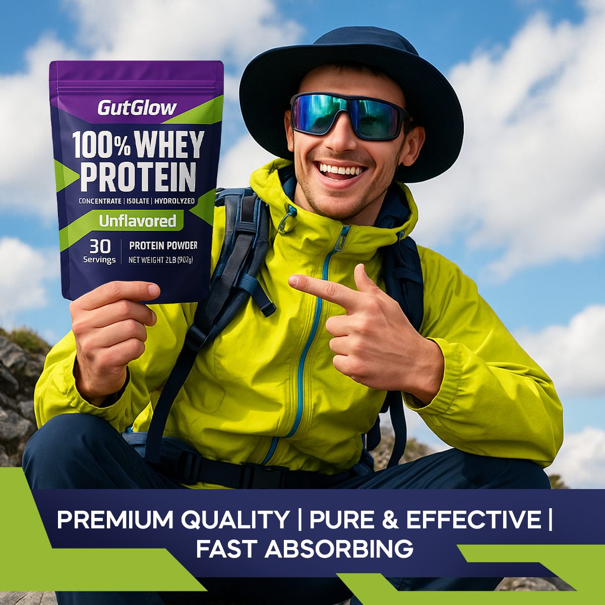 Gut Glow 100% Whey Protein