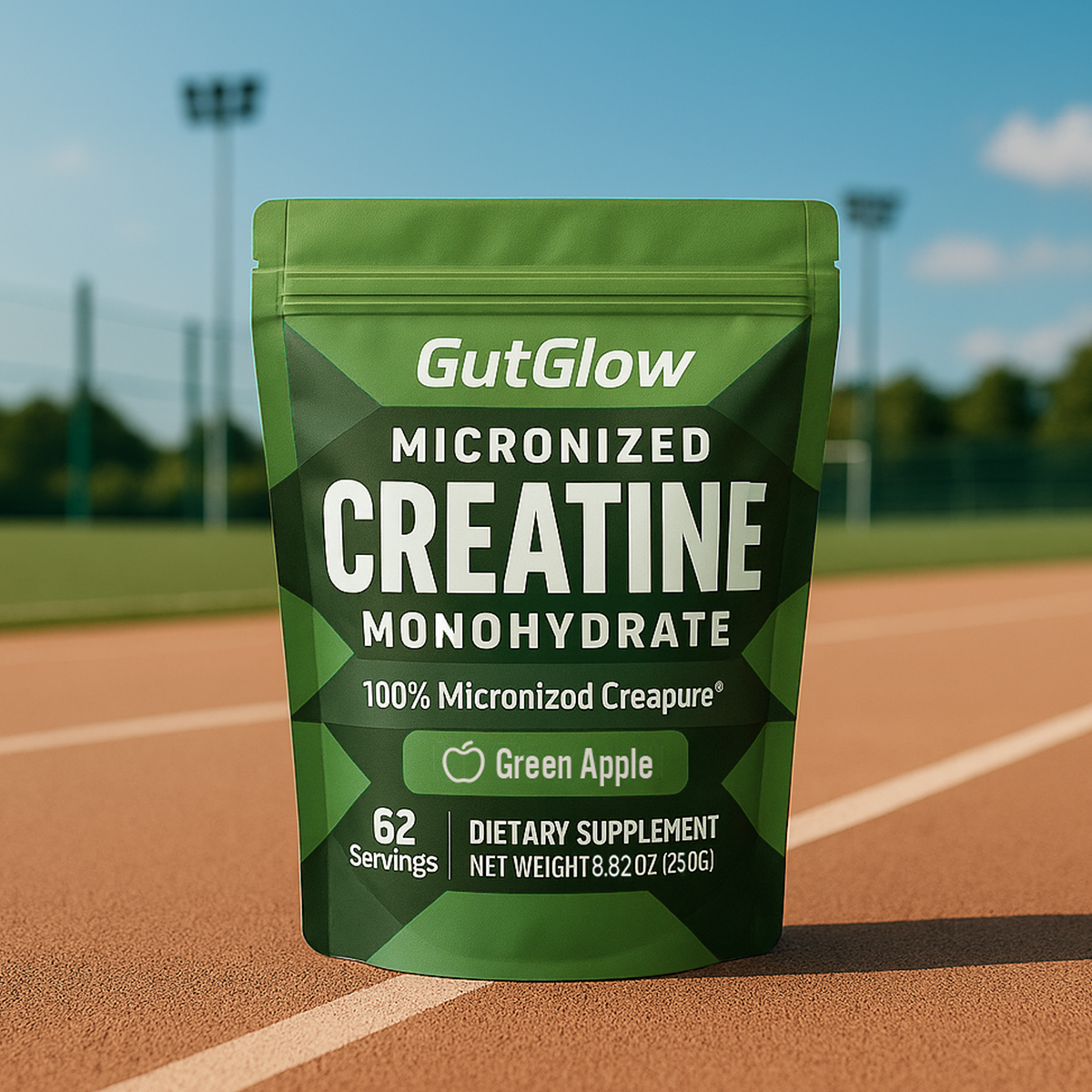 Gut Glow Creapure Micronized Creatine Monohydrate Powder