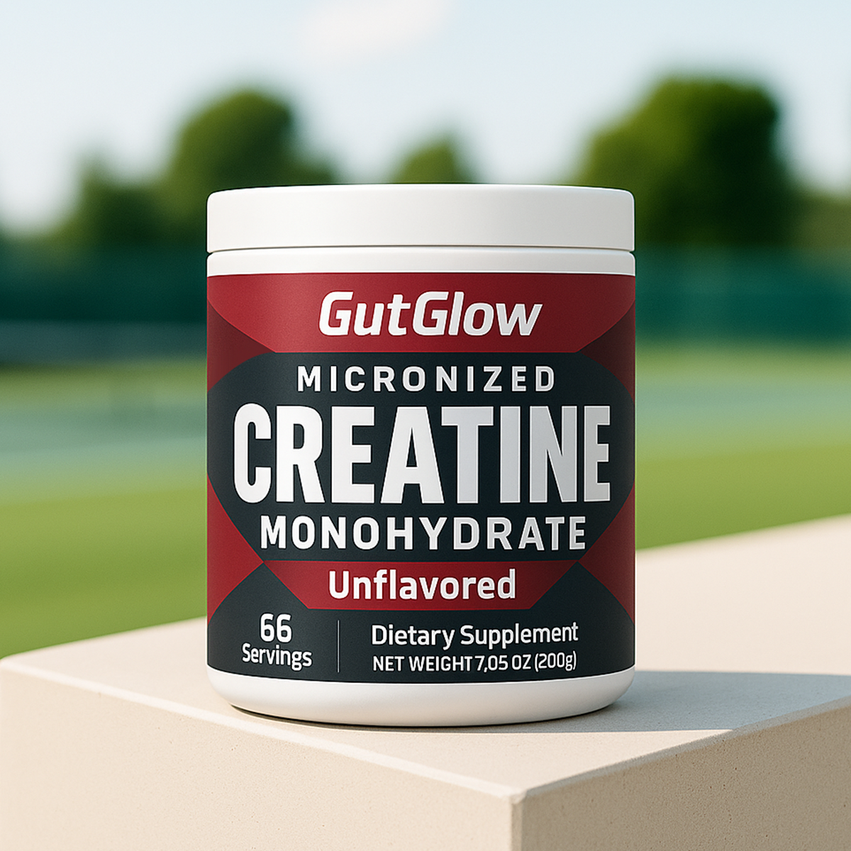 Gut Glow Creavitalis Creatine Micronized Monohydrate Powder