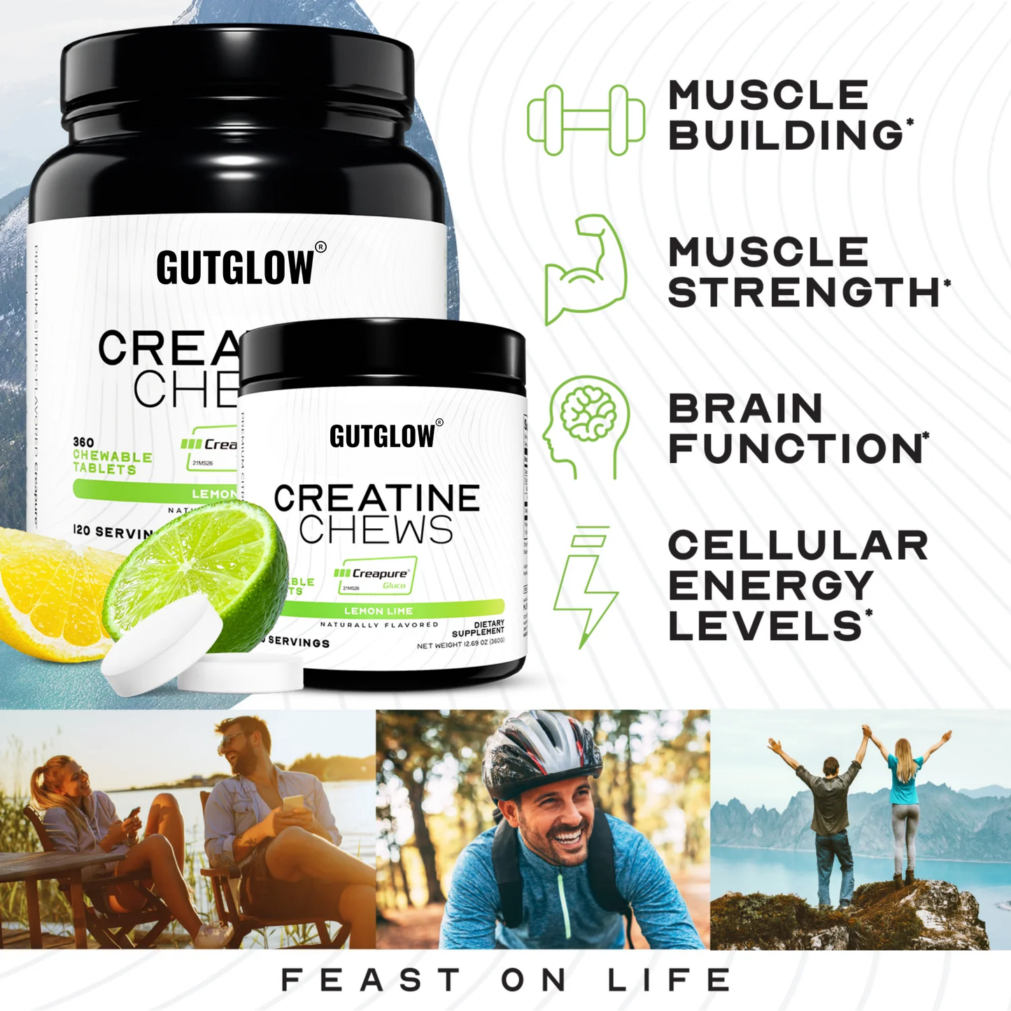 Gut Glow Vegan Creatine Monohydrate