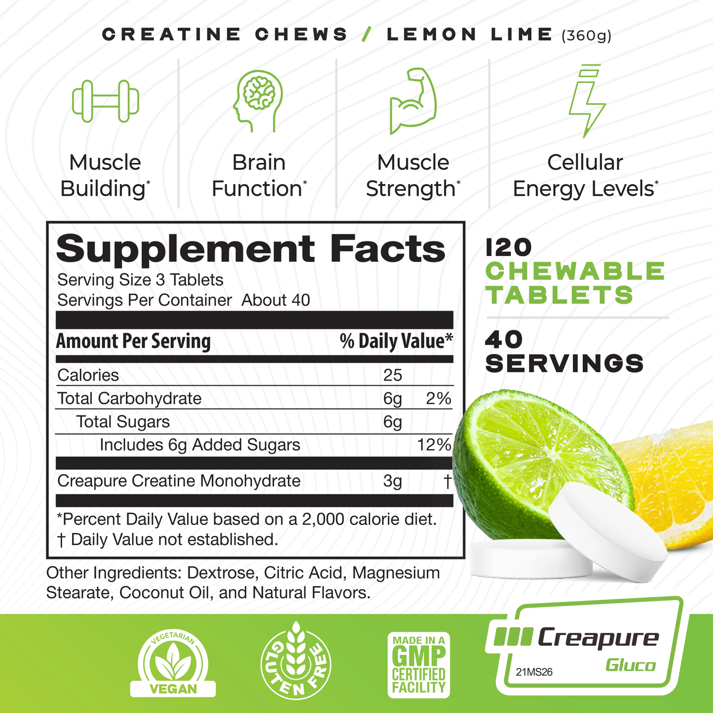 Gut Glow Vegan Creatine Monohydrate