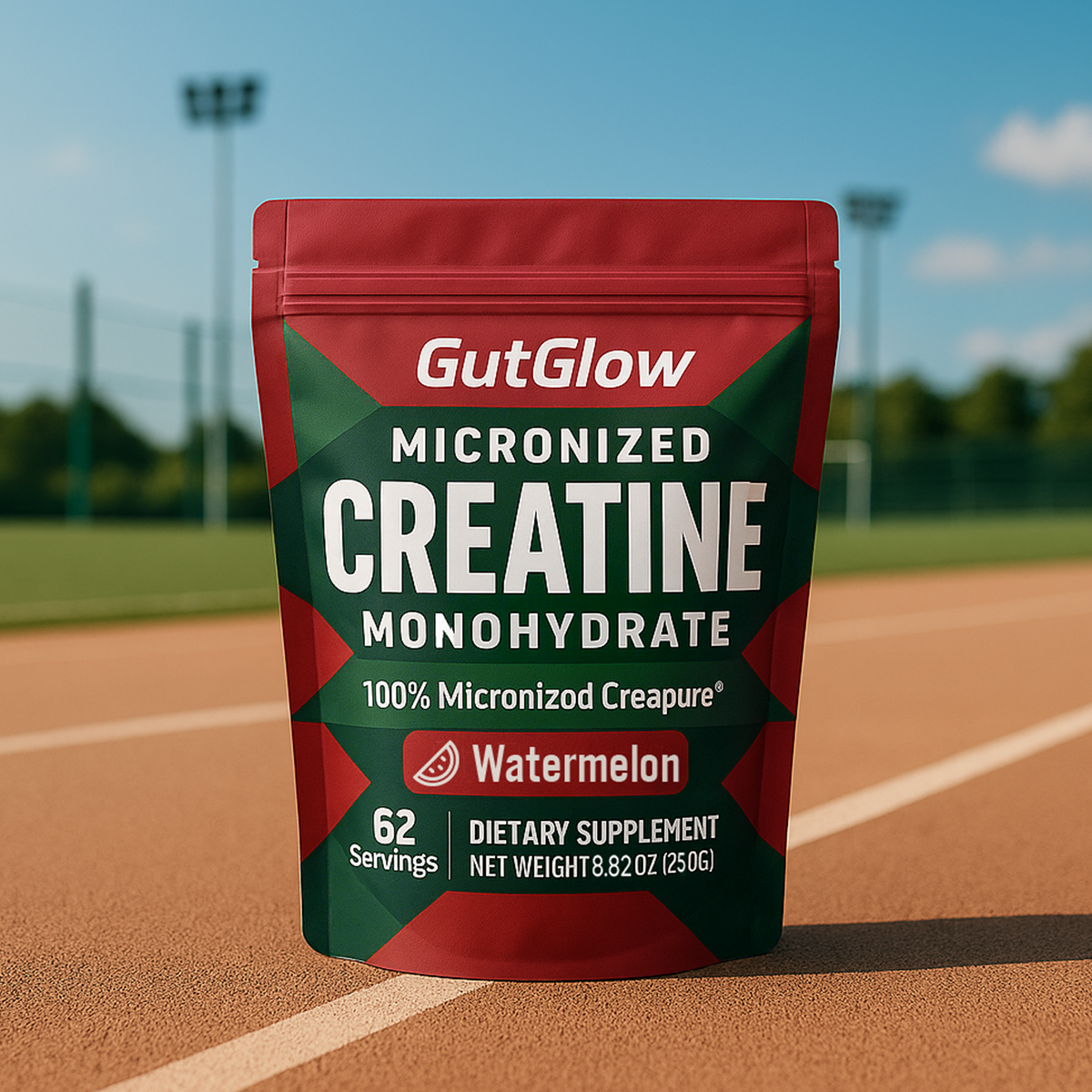 Gut Glow Creapure Micronized Creatine Monohydrate Powder