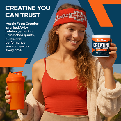 Gut Glow Creapure Creatine Monohydrate Powder