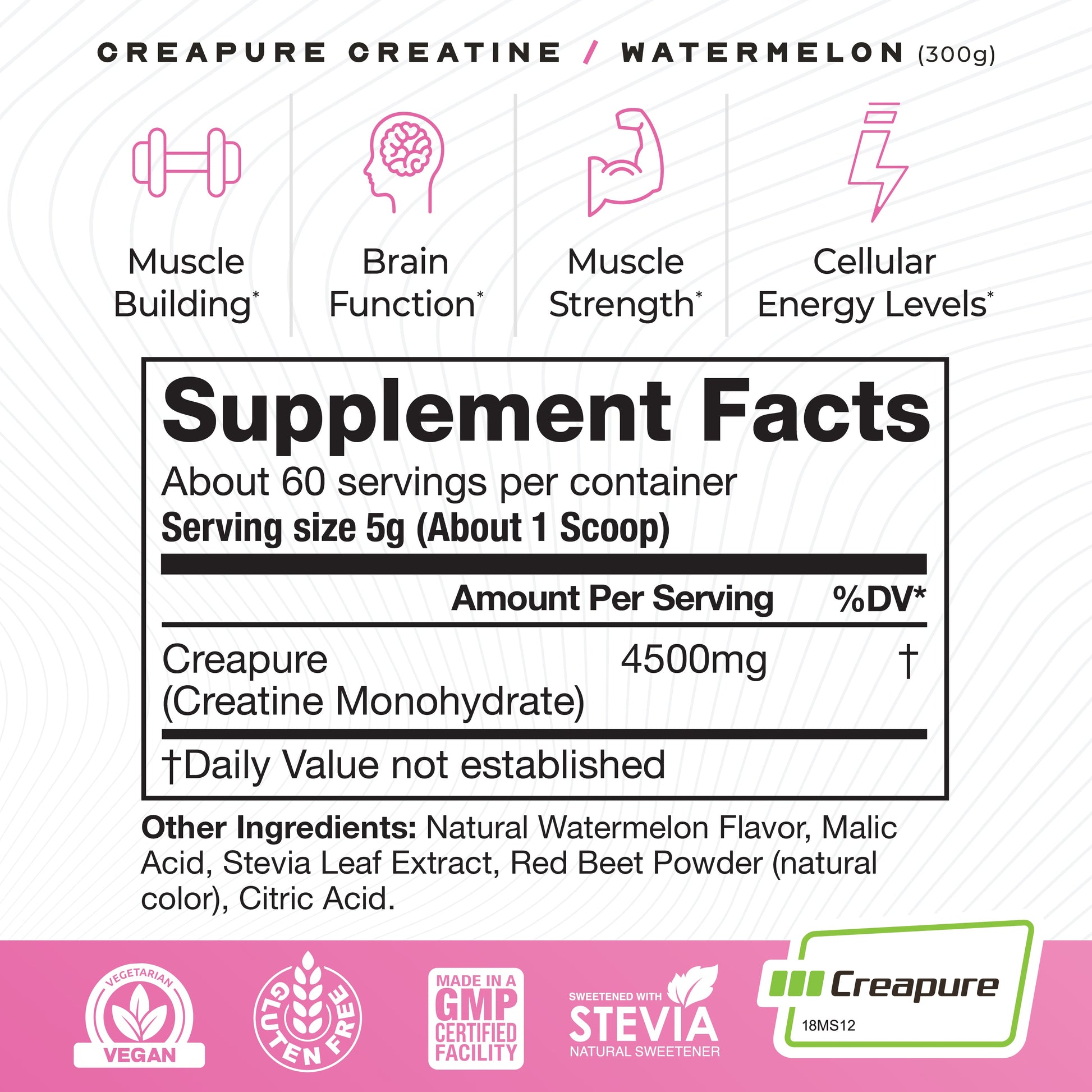 Size: 300g; Flavor: Natural Watermelon