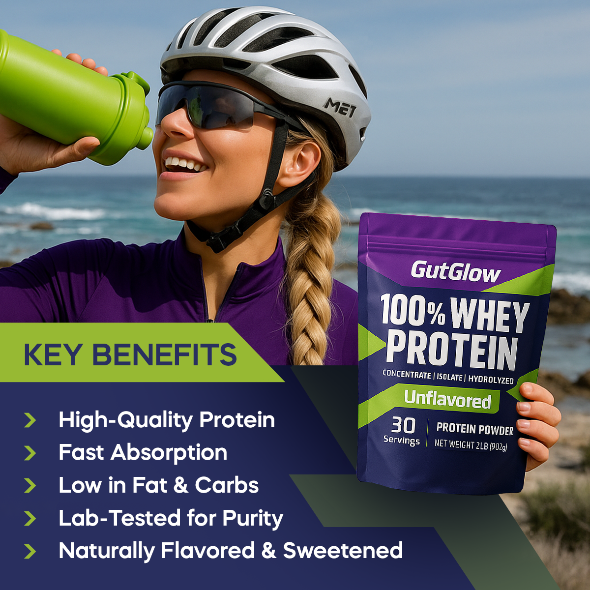 Gut Glow 100% Whey Protein