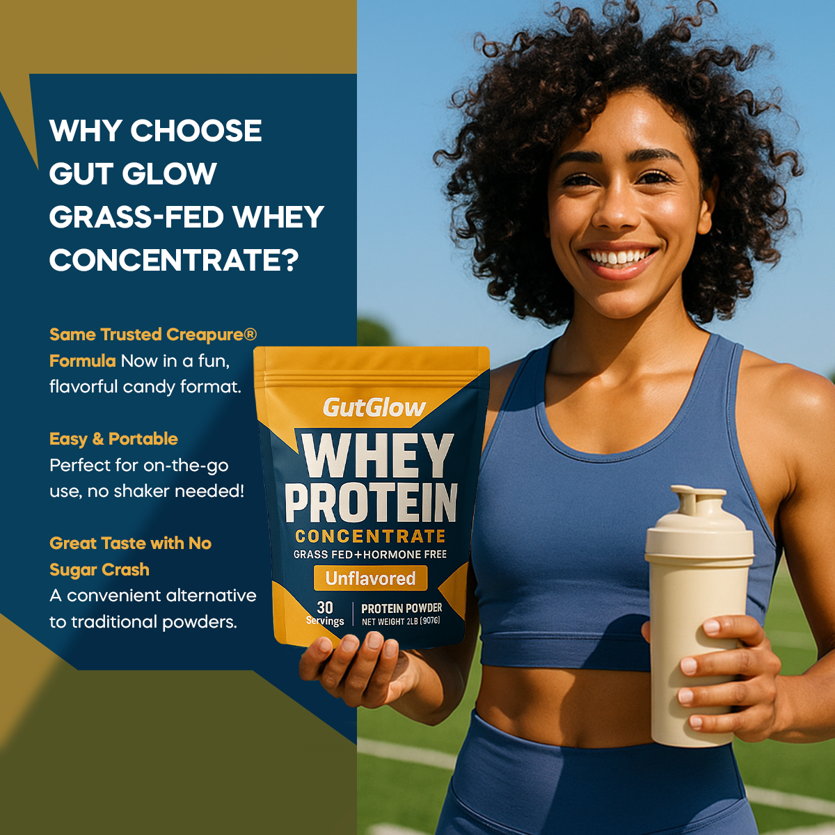 Gut Glow Whey Protein Concentrate