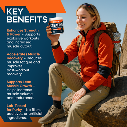 Gut Glow Creapure Creatine Monohydrate Powder