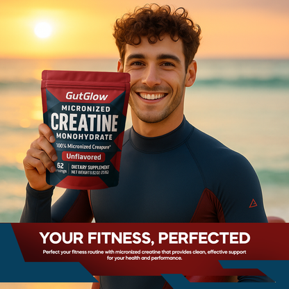 Gut Glow Creapure Micronized Creatine Monohydrate Powder