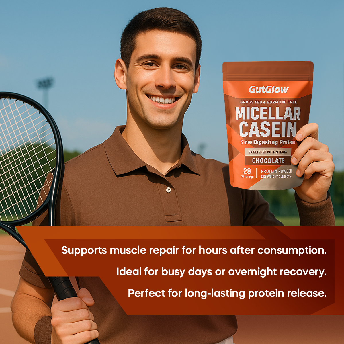 Gut Glow Micellar Casein Protein