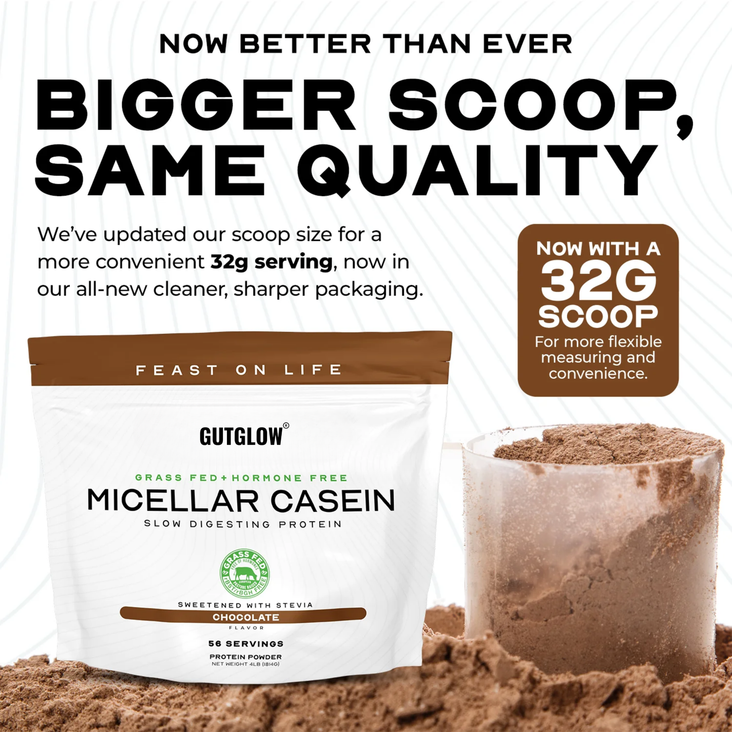 Gut Glow Micellar Casein Protein